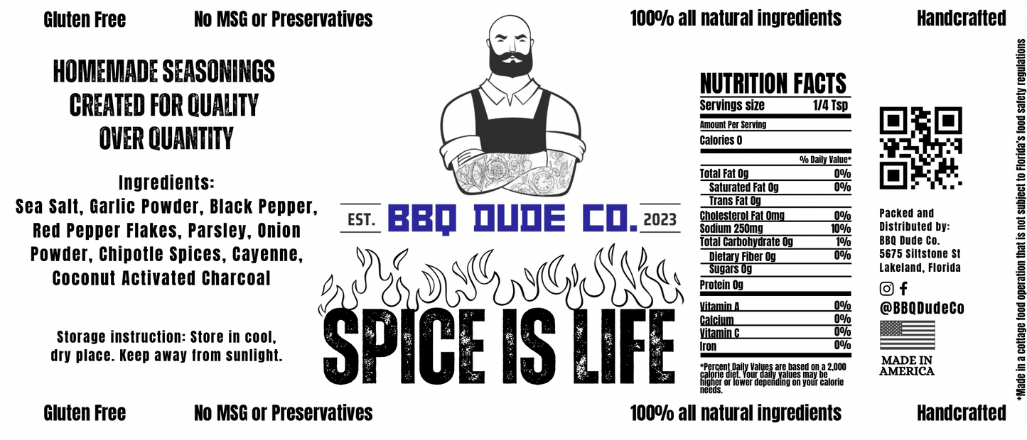Spice Is Life - Spicy All Purpose Seasoning