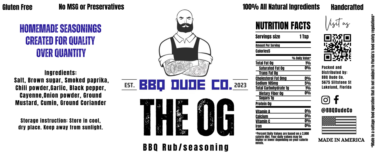 The OG - BBQ Rub